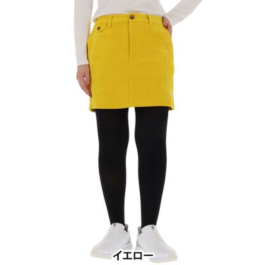 ピン PING　レディース 全方向ストレッチ ニットコーデュロイ 台形 スカート 622-5234901　2025年モデル 詳細1 詳細11