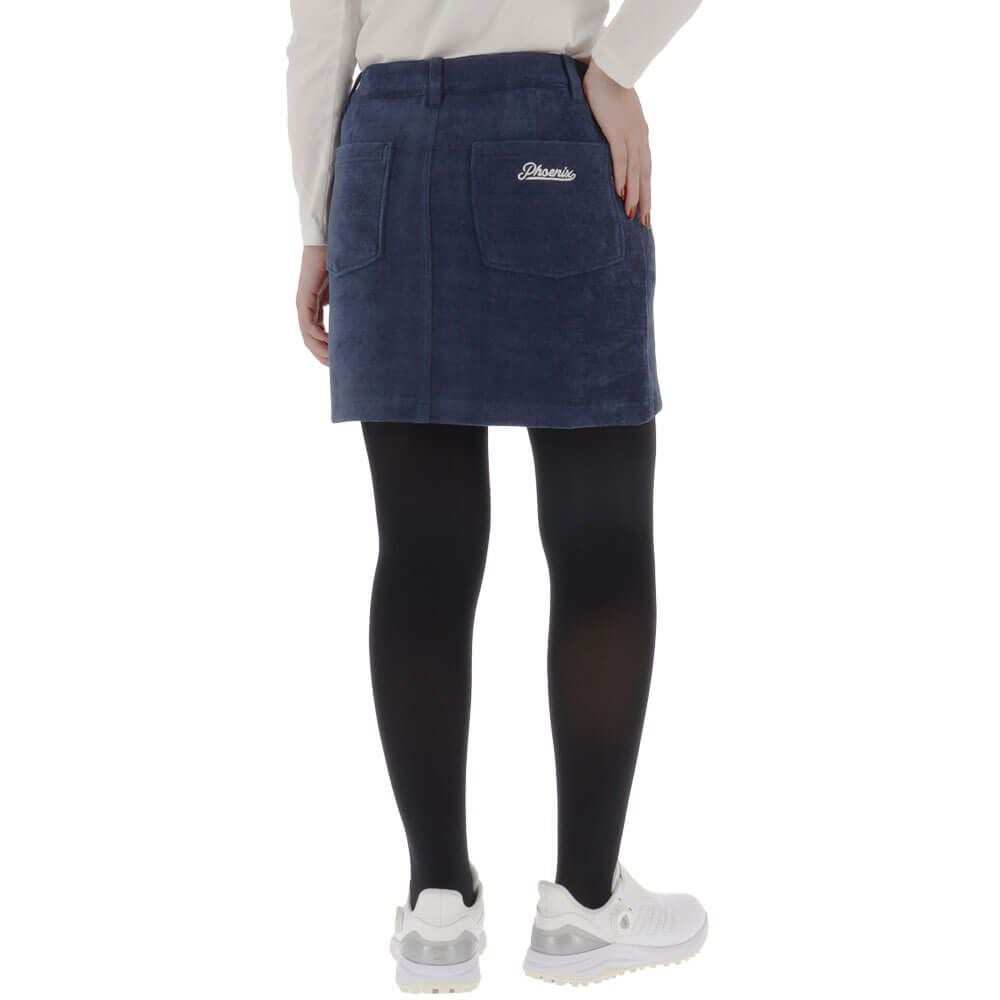 ピン PING　レディース 全方向ストレッチ ニットコーデュロイ 台形 スカート 622-5234901　2025年モデル 詳細1 詳細15