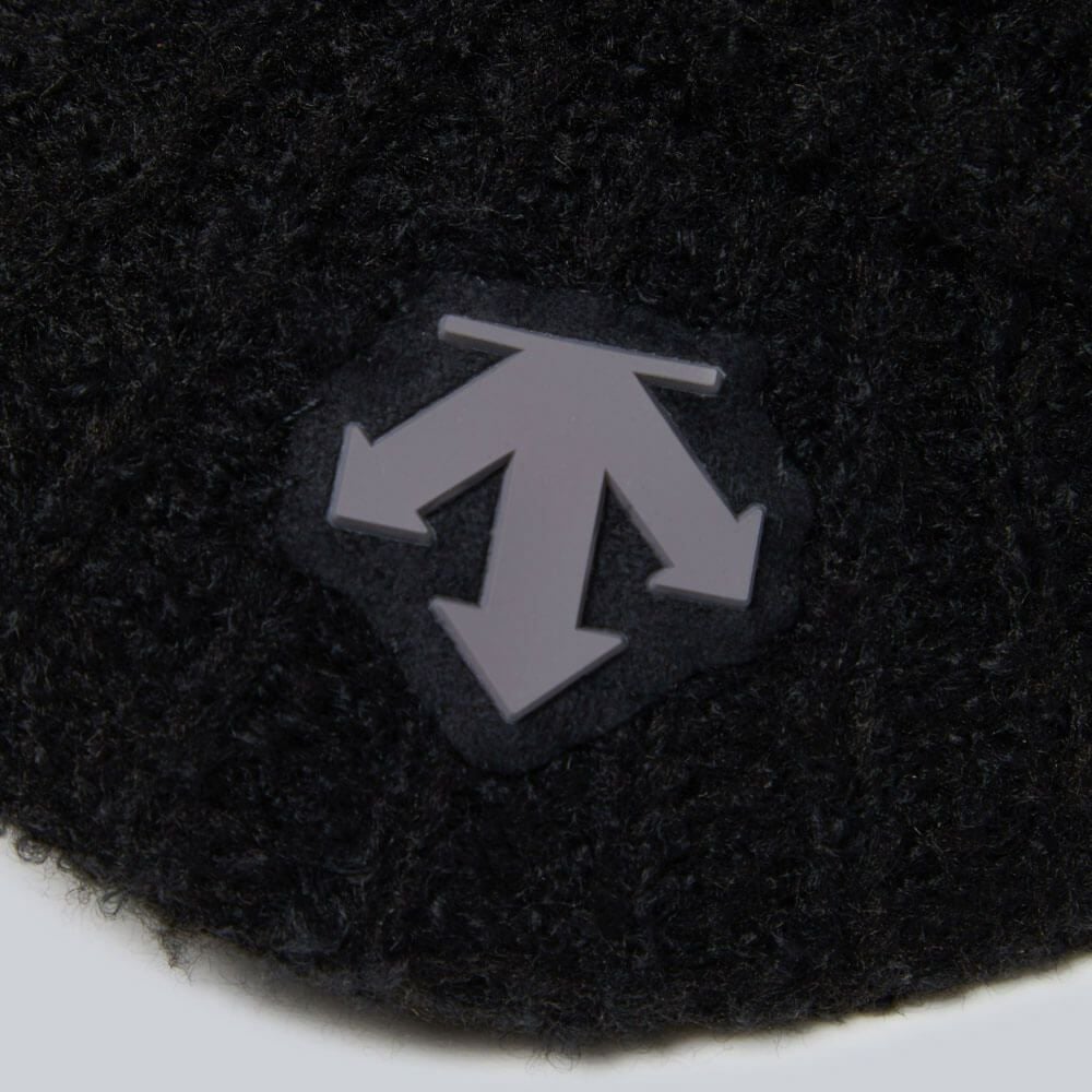 デサントゴルフ DESCENTE GOLF　レディース ツバ付 シャギー ニットキャップ DG5FCP00L BK00 ブラック　2025年モデル ブラック 詳細3