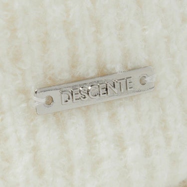 デサントゴルフ DESCENTE GOLF　レディース ツバ付 シャギー ニットキャップ DG5FCP00L WH00 ホワイト　2025年モデル ホワイト 詳細4