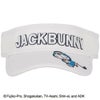 ジャックバニー Jack Bunny!!　ドラえもん MY UNIFORM バイザー 262-5287042 030 ホワイト　2025年モデル ホワイト