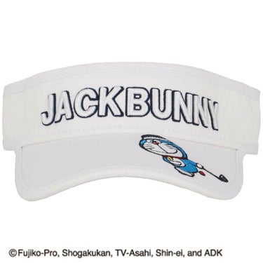 ジャックバニー Jack Bunny!!　ドラえもん MY UNIFORM バイザー 262-5287042 030 ホワイト　2025年モデル ホワイト