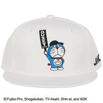 ジャックバニー Jack Bunny!!　ドラえもん MY UNIFORM 平つばキャップ 262-5287043 030 ホワイト　2025年モデル
