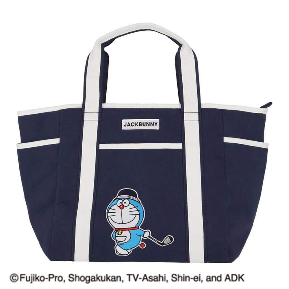 ジャックバニー Jack Bunny!!　ドラえもん MY UNIFORM トートバッグ 262-5281044 120 ネイビー　2025年モデル ネイビー