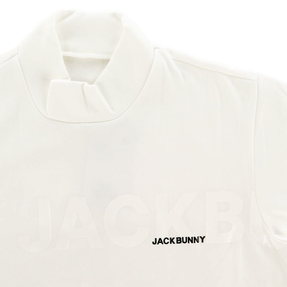 [新品未使用]JACK BUNNY モックネックシャツ　ホワイト５サイズ Jack Bunny ジャックバニー 長袖モックネックシャツ 白 ゴルフ｜Yahoo