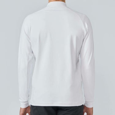 デサントゴルフ DESCENTE GOLF　メンズ 防風 裏起毛 ロゴプリント 長袖 モックネックシャツ DG5FLS04M　2025年モデル 詳細1 詳細5