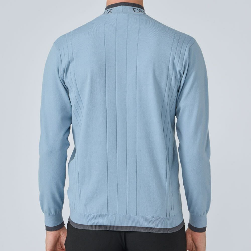 デサントゴルフ DESCENTE GOLF　メンズ レーヨン混 モックネック セーター DG5FST03M　2025年モデル 詳細1 詳細5