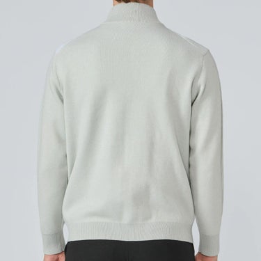 デサントゴルフ DESCENTE GOLF　メンズ ウール混 ハイブリッド フルジップ セーター DG5FST06M　2025年モデル 詳細1 詳細5