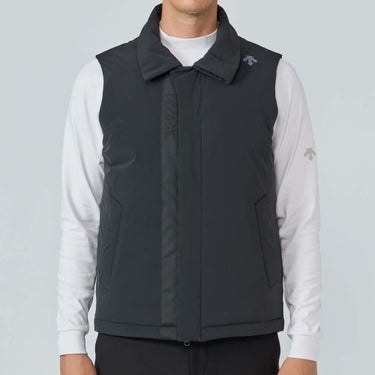 デサントゴルフ DESCENTE GOLF　メンズ ステンカラー ダウンベスト DG5FVE00M　2025年モデル 詳細1 詳細4