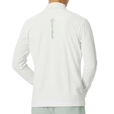 テーラーメイド TaylorMade　メンズ グリッドグラフィック 長袖 モックネック シャツ UN998　2025年モデル 詳細1 詳細3