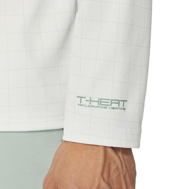 テーラーメイド TaylorMade　メンズ グリッドグラフィック 長袖 モックネック シャツ UN998　2025年モデル 詳細1 詳細6