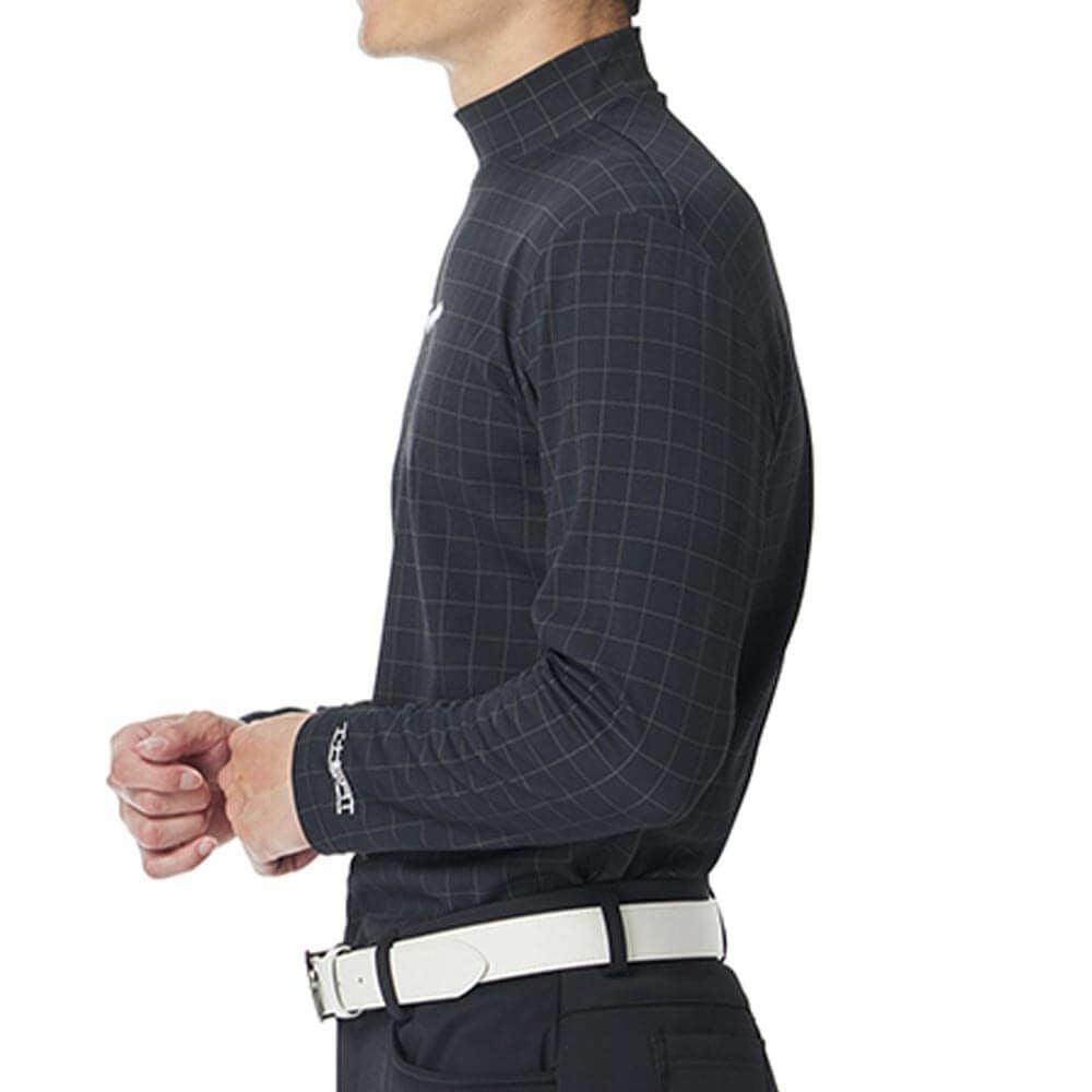 テーラーメイド TaylorMade　メンズ グリッドグラフィック 長袖 モックネック シャツ UN998　2025年モデル 詳細1 詳細10