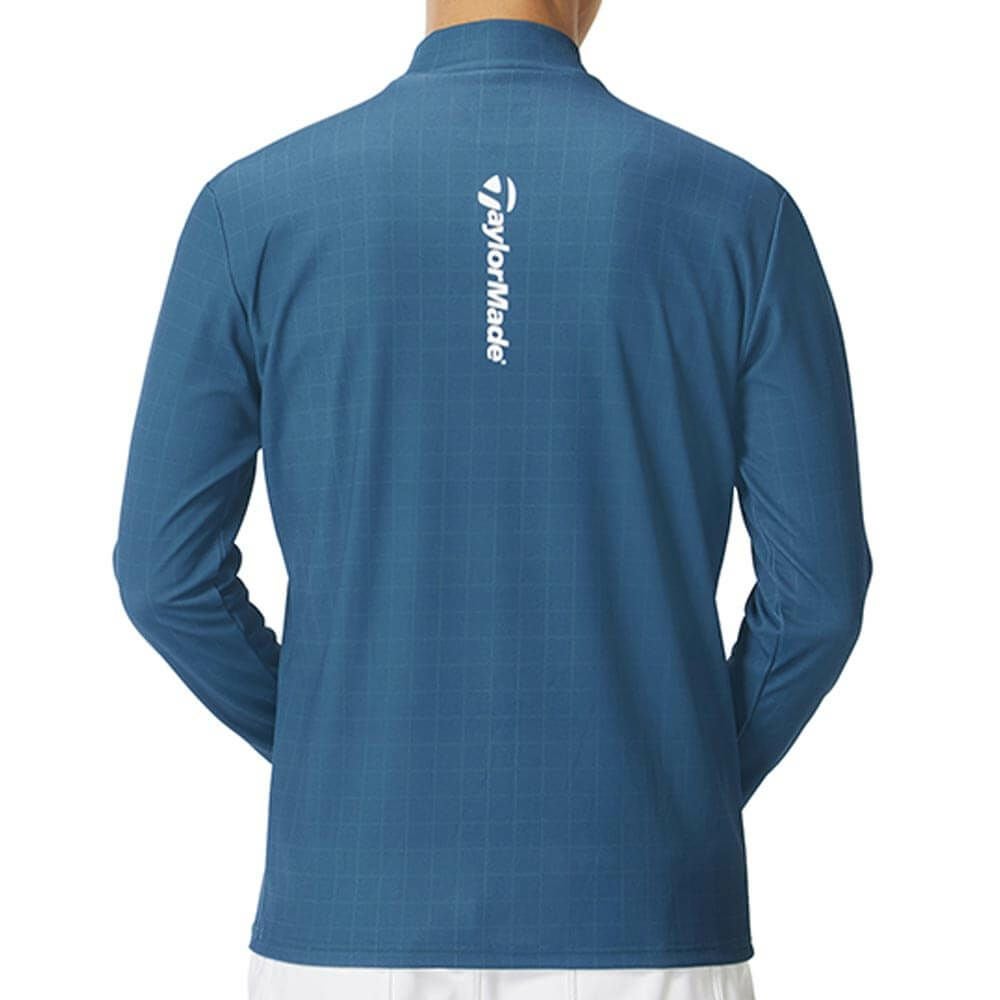 テーラーメイド TaylorMade　メンズ グリッドグラフィック 長袖 モックネック シャツ UN998　2025年モデル 詳細1 詳細12