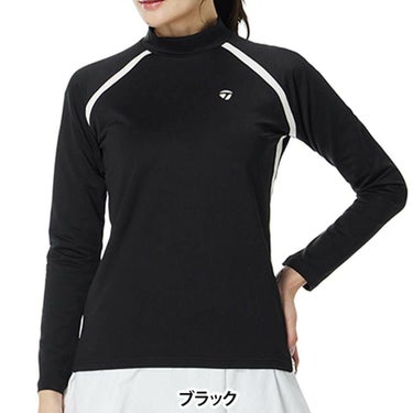 テーラーメイド TaylorMade　レディース ウィンドブロック 長袖 モックネック シャツ TL553　2025年モデル 詳細1 詳細10