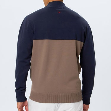 アンパスィ and per se　メンズ ウインドシャッター袖 長袖 ハイネック セーター AMF2315A3　2025年モデル 詳細1 詳細6