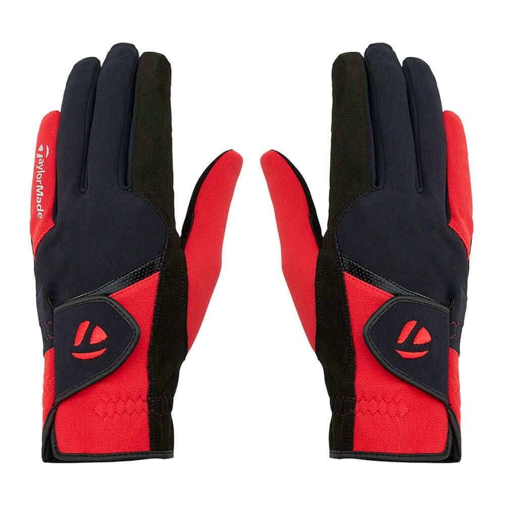 テーラーメイド　T-HEAT Tヒート 両手用 メンズ ゴルフグローブ TL608 M20633 ブラック　2025年モデル ブラック