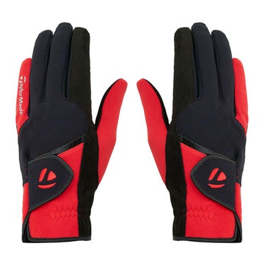 テーラーメイド　T-HEAT Tヒート 両手用 メンズ ゴルフグローブ TL608 M20633 ブラック　2025年モデル ブラック