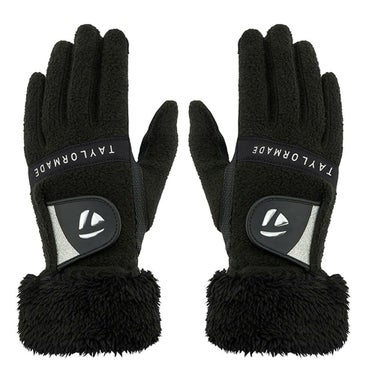 テーラーメイド　BOA FLEECE 2.0 ボア フリース 両手用 レディース ゴルフグローブ TL609 M20636 ブラック　2025年モデル ブラック