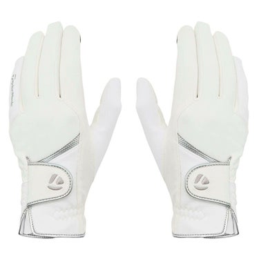 テーラーメイド　T-HEAT LADY Tヒート 両手用 レディース ゴルフグローブ TL610 M20637 ホワイト　2025年モデル ホワイト