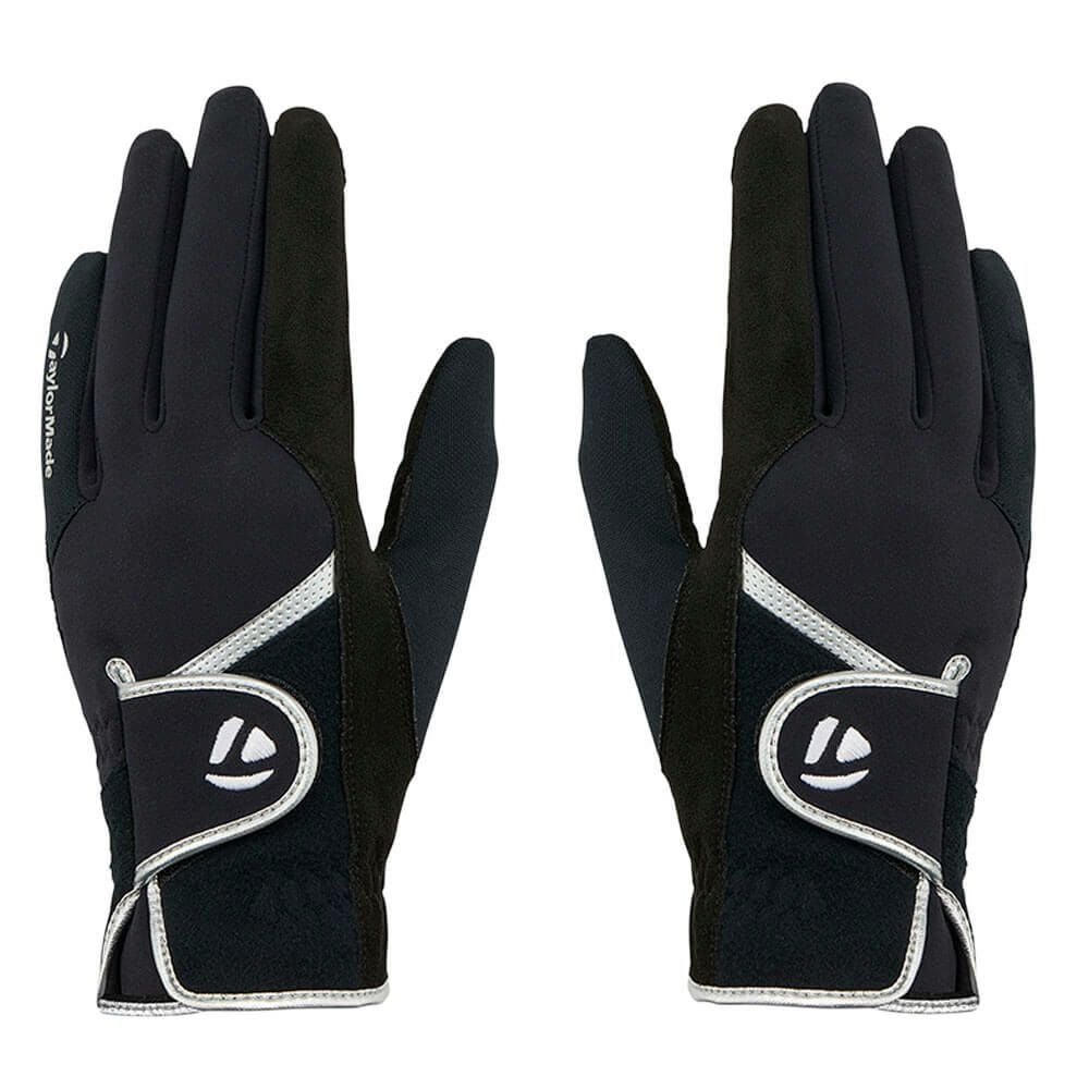 テーラーメイド　T-HEAT LADY Tヒート 両手用 レディース ゴルフグローブ TL610 M20638 ブラック　2025年モデル ブラック