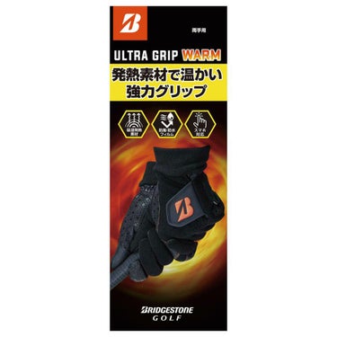 ブリヂストン　ULTRA GRIP WARM ウルトラグリップ ウォーム 両手用 メンズ ゴルフグローブ GL25W1 BK ブラック　2025年モデル 詳細1 詳細6