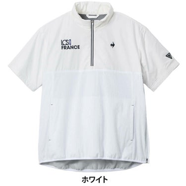 ルコック Le coq sportif　メンズ 中綿 半袖 ハーフジップ ブルゾン LG5FWBC0M　2025年モデル 詳細1 詳細8