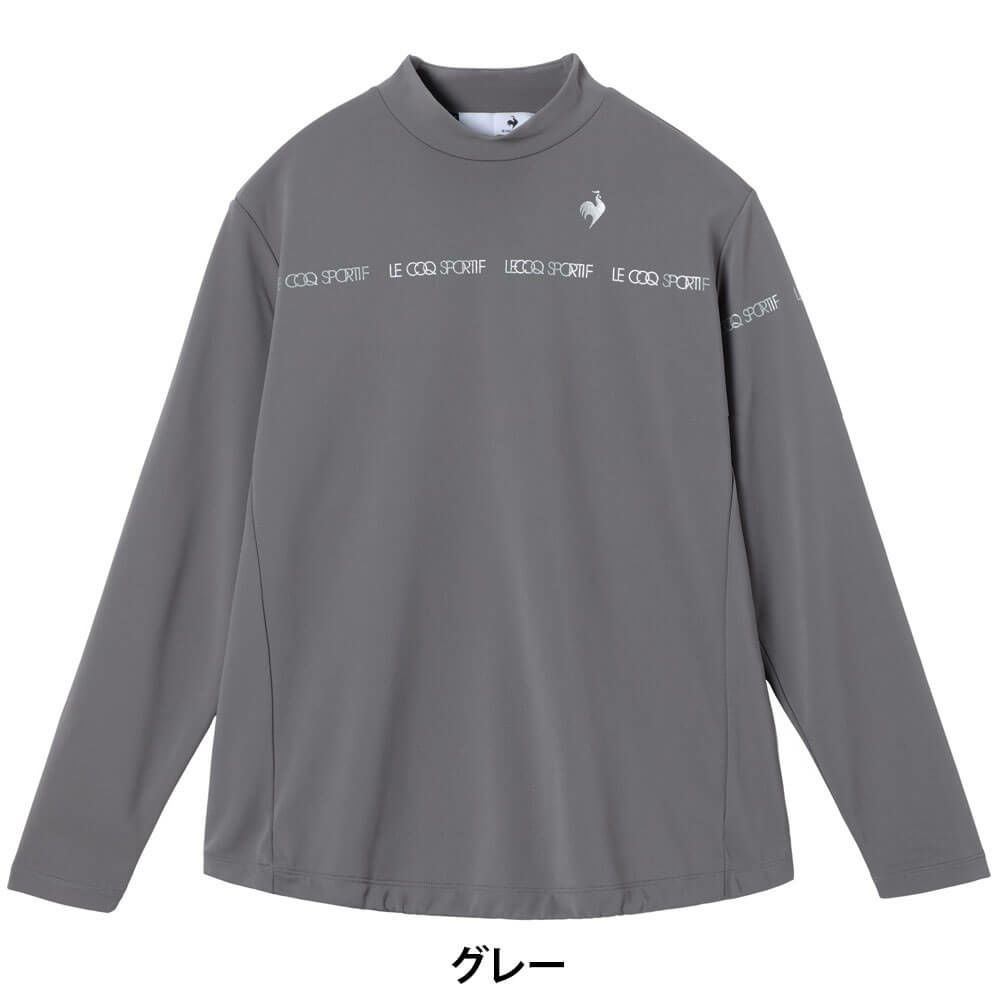 ルコック Le coq sportif　レディース 長袖 モックネック シャツ LG5FLS51L　2025年モデル 詳細1 詳細2