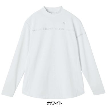 ルコック Le coq sportif　レディース 長袖 モックネック シャツ LG5FLS51L　2025年モデル 詳細1 詳細8