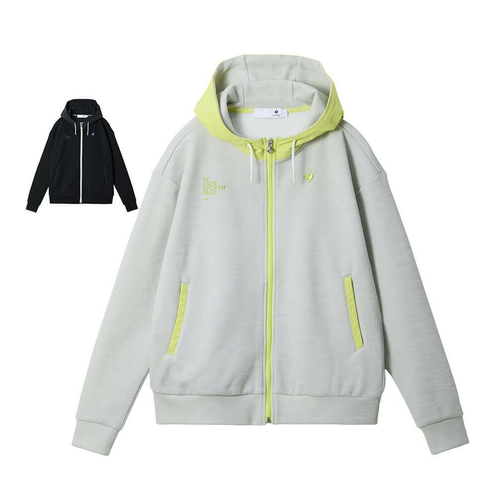 ルコック Le coq sportif　レディース 長袖 フルジップ フーディー スウェット LG5FSW50L　2025年モデル 詳細1
