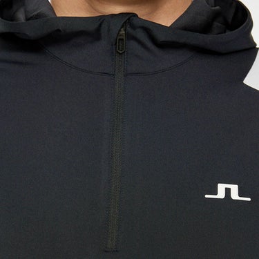 Jリンドバーグ J.LINDEBERG　メンズ フード付き ハーフジップ 長袖 ミッドレイヤー 071-34923 098 ネイビー　2025年モデル ネイビー 詳細4