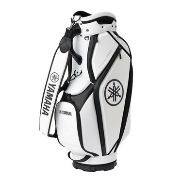 ヤマハ　メンズ ミドルサイズ キャディバッグ Y26CBM WBK ホワイト×ブラック　2026年モデル ホワイト×ブラック