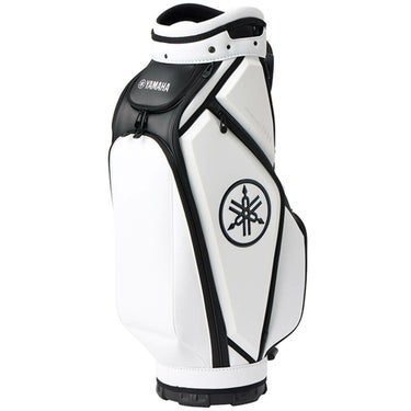 ヤマハ　メンズ ミドルサイズ キャディバッグ Y26CBM WBK ホワイト×ブラック　2026年モデル ホワイト×ブラック 詳細2