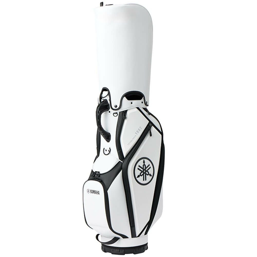ヤマハ　メンズ ミドルサイズ キャディバッグ Y26CBM WBK ホワイト×ブラック　2026年モデル ホワイト×ブラック 詳細3