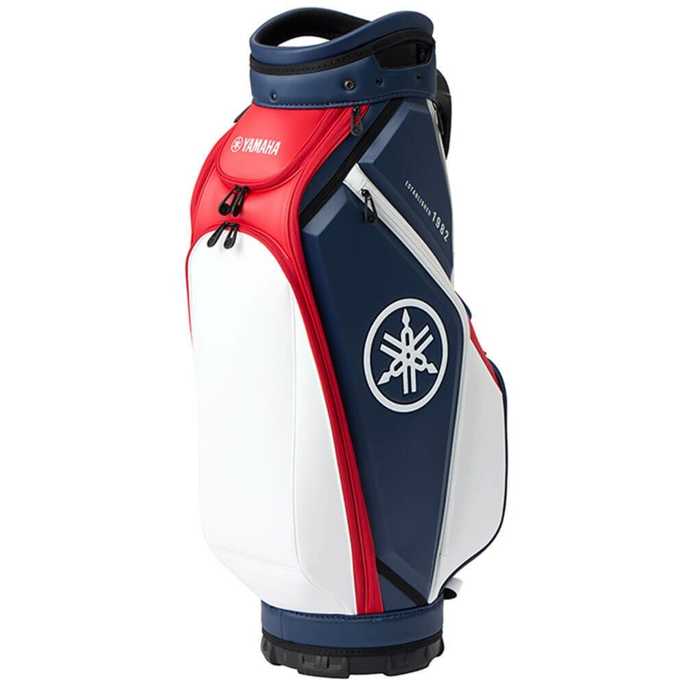ヤマハ　メンズ ミドルサイズ キャディバッグ Y26CBM WRDNV ホワイト×レッド×ネイビー　2026年モデル ホワイト×レッド×ネイビー 詳細2