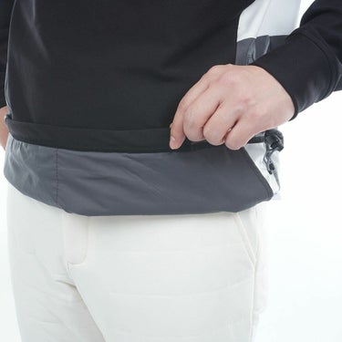 トミー ヒルフィガー ゴルフ　メンズ ネックウォーマー付 長袖 スウェット THMA583　2025年モデル 詳細1 詳細11