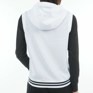 トミー ヒルフィガー ゴルフ　レディース ワッフル スウェット フーディー ベスト THLA551　2025年モデル 詳細1 詳細3