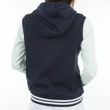 トミー ヒルフィガー ゴルフ　レディース ワッフル スウェット フーディー ベスト THLA551　2025年モデル 詳細1 詳細6