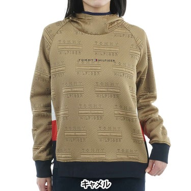 トミー ヒルフィガー ゴルフ　レディース キルトジャガード 長袖 プルオーバー THLA577　2025年モデル 詳細1 詳細5