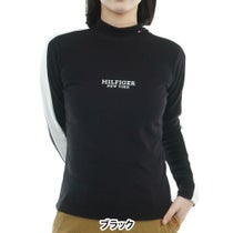 トミー ヒルフィガー ゴルフ　レディース ストレッチ 長袖 モックネック ライン シャツ THLA583　2025年モデル