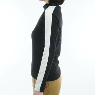 トミー ヒルフィガー ゴルフ　レディース ストレッチ 長袖 モックネック ライン シャツ THLA583　2025年モデル 詳細1 詳細5