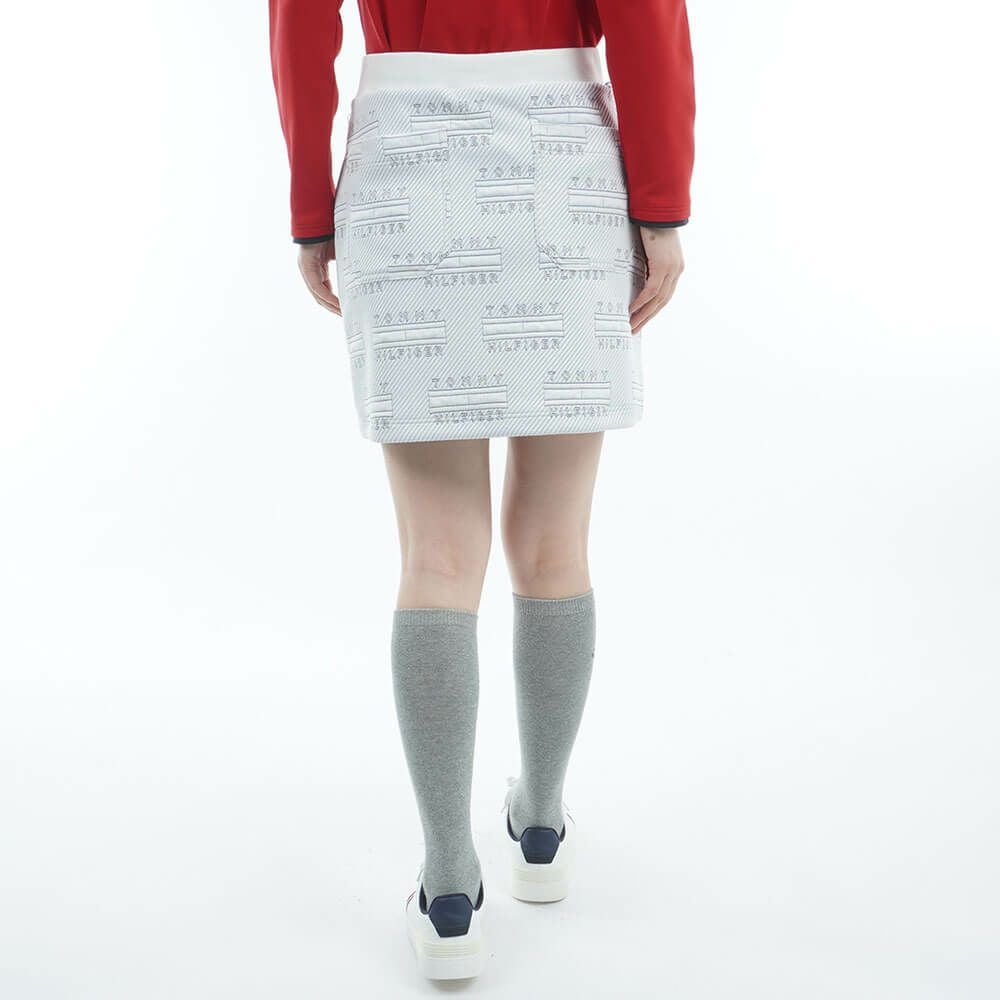 トミー ヒルフィガー ゴルフ　レディース キルトジャガード スカート THLA579　2025年モデル 詳細1 詳細3