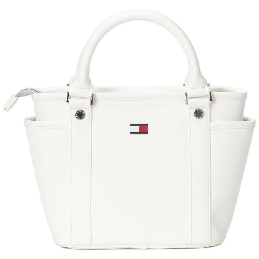 トミー ヒルフィガー ゴルフ　ゴルフ クラシックスポーツ ラウンドバッグ THMG5FTB 00 ホワイト　2025年モデル ホワイト 詳細3