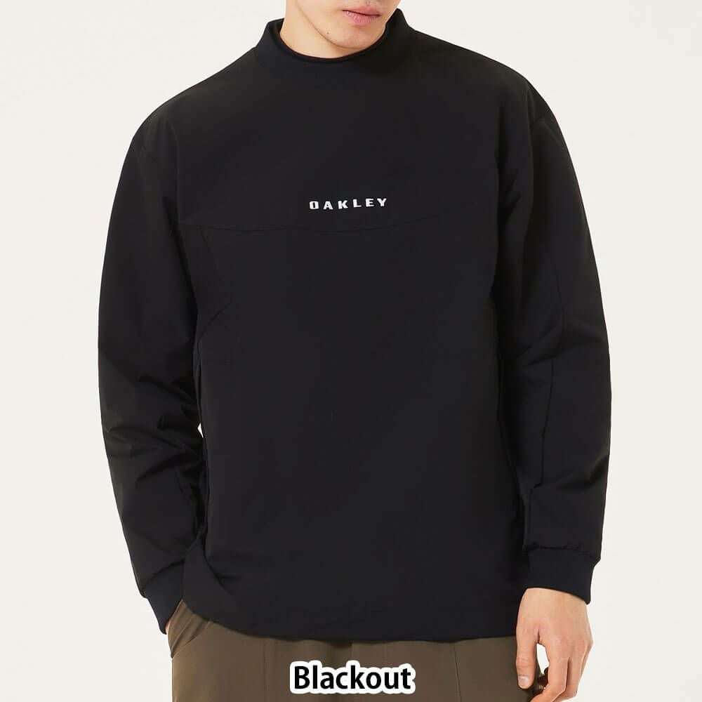 オークリー OAKLEY　メンズ 長袖 クルーネック プルオーバー ウインドジャケット FOA408139　2025年モデル 詳細1 詳細2