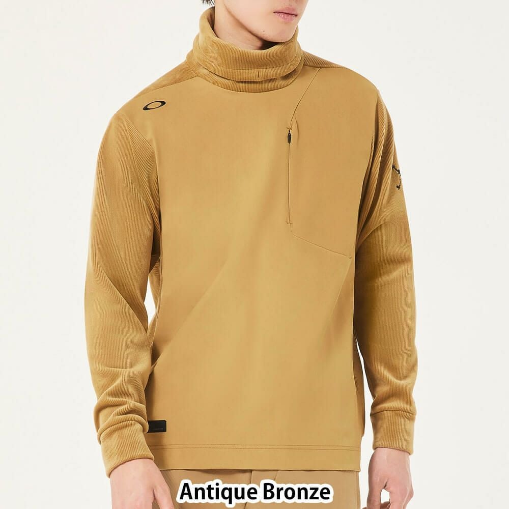 オークリー OAKLEY　メンズ ロゴデザイン フリース 長袖 タートルネック シャツ FOA408142　2025年モデル 詳細1 詳細12