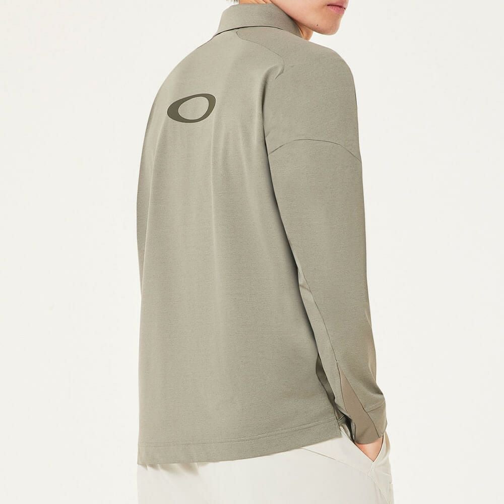 オークリー OAKLEY　メンズ ジップアップ 長袖 ポロシャツ FOA408146　2025年モデル 詳細1 詳細9