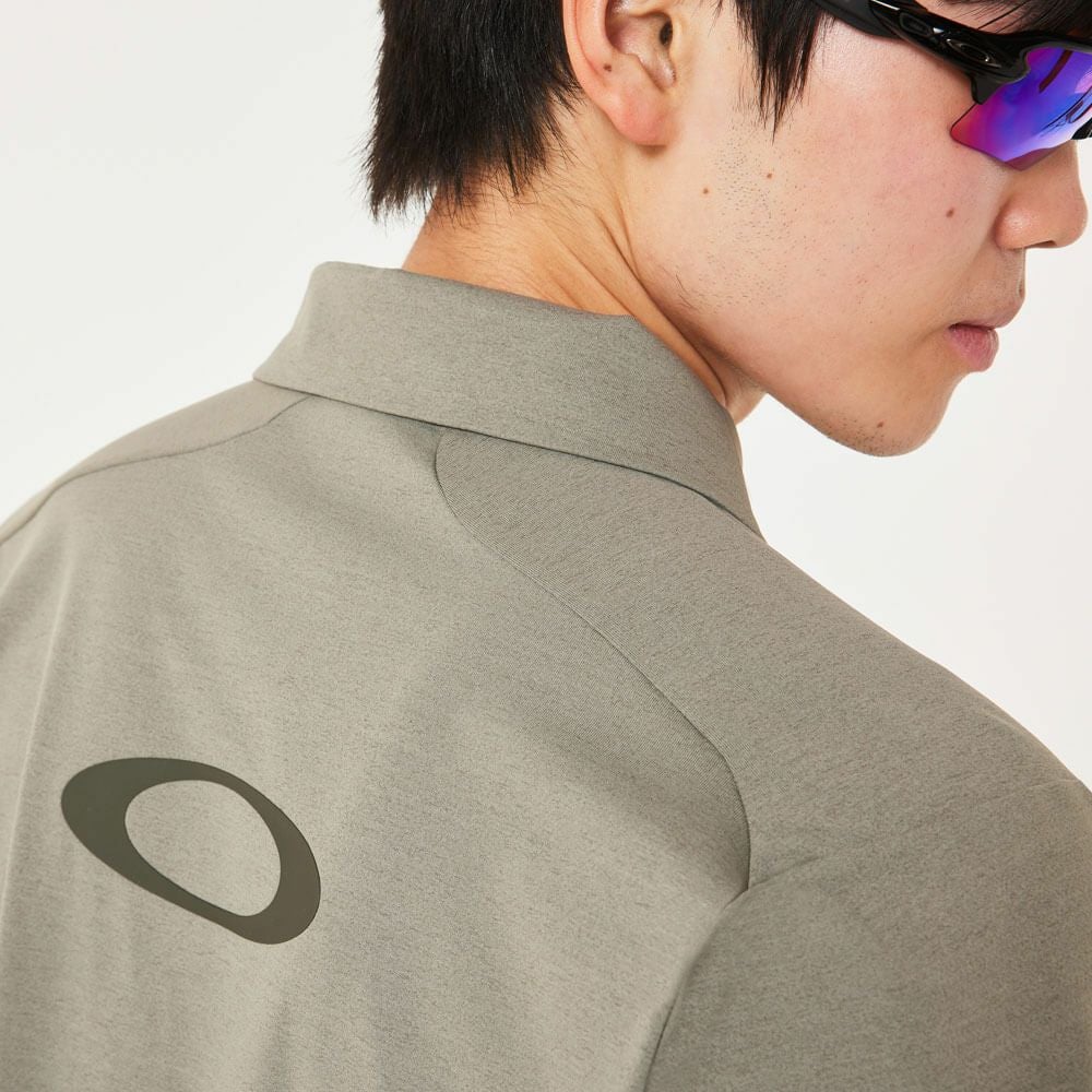 オークリー OAKLEY　メンズ ジップアップ 長袖 ポロシャツ FOA408146　2025年モデル 詳細1 詳細12