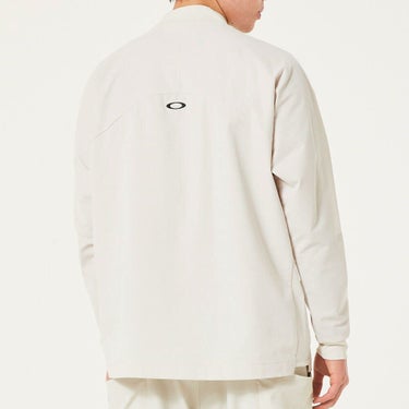 オークリー OAKLEY　メンズ ロゴ刺繍 ドビー柄 長袖 モックネック シャツ FOA408244　2025年モデル 詳細1 詳細11