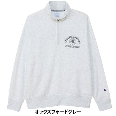 チャンピオンゴルフ ChampionGOLF　メンズ 長袖 ハーフジップ スウェット シャツ C3-CG002　2025年モデル 詳細1 詳細4