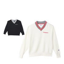チャンピオンゴルフ ChampionGOLF　レディース 長袖 Vネック スウェット CW-CG002　2025年モデル