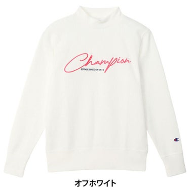 チャンピオンゴルフ ChampionGOLF　レディース 長袖 モックネック シャツ CW-CG404　2025年モデル 詳細1 詳細2